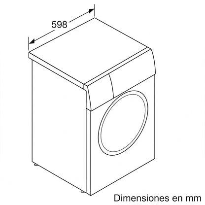 LAVADORA BOSCH WGG244FXES 9kg 1400 r.p.m